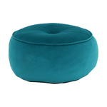 Casa si Gradina - Mobilier - Scaune si fotolii - Tabureti - Taburet, tesatura turcoaz, KEREM - Infinity.ro