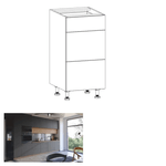 Casa si Gradina/Mobilier/Dulapuri si sifoniere/Dulapuri - Dulap de jos, stejar artizanal / gri mat, LANGEN D40S3 - Infinity.ro
