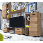 Casa si Gradina - Mobilier - Seturi de mobilier - Seturi living - Perete living, stejar artizanal, VIVIEN - Infinity.ro