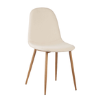 Casa si Gradina - Mobilier - Scaune si fotolii - Scaune - Scaun, tesatura catifea bej / fag, LEGA - Infinity.ro