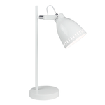 Casa si Gradina - Corpuri si surse de iluminat - Veioze si lampi - Veioze - Lampa de masa, alba / metalica, AIDEN TIP 1 - Infinity.ro