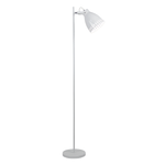 Casa si Gradina - Corpuri si surse de iluminat - Veioze si lampi - Lampadare - Lampa de podea, alba / metalica, AIDEN TIP 2 - Infinity.ro