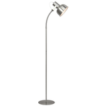 Casa si Gradina - Corpuri si surse de iluminat - Veioze si lampi - Lampadare - Lampa de podea in stil retro, metal, nichel mat, AVIER TIP 2 - Infinity.ro
