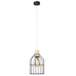 Casa si Gradina - Corpuri si surse de iluminat - Lustre si pendule - Lampa suspendata, neagra / metalica, ASTOK - Infinity.ro