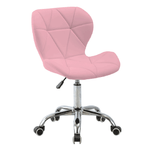Casa si Gradina - Mobilier - Scaune si fotolii - Fotolii - Fotoliu de birou, roz/crom, ARGUS - Infinity.ro