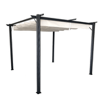 Casa si Gradina - Gradina si terasa - Umbrele si pavilioane - Pavilioane - Pergola cu acoperis glisant, aluminiu, PEPY BASIC - Infinity.ro