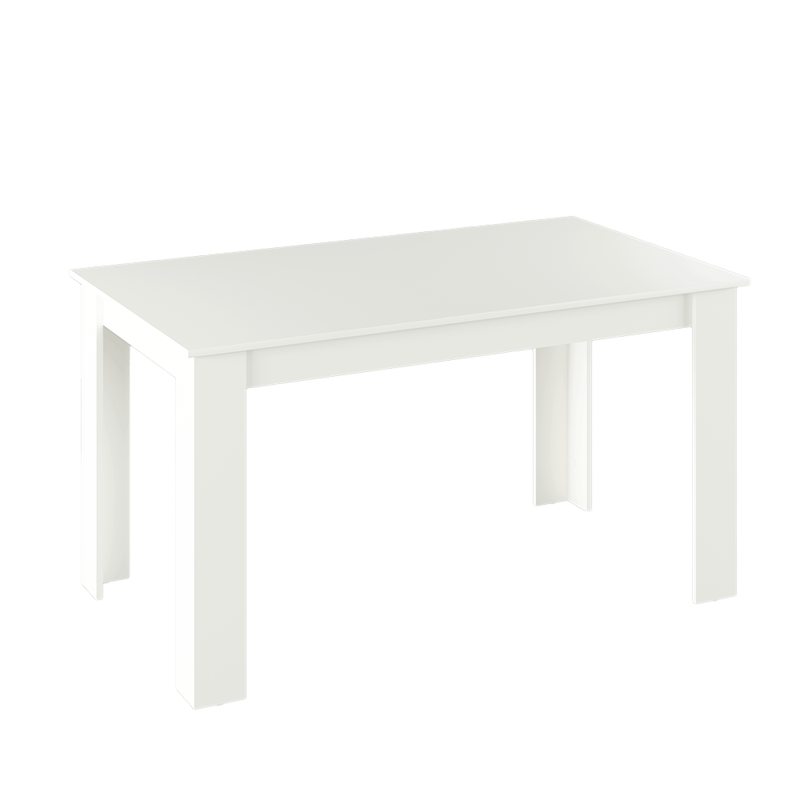 Casa si Gradina - Mobilier - Mese si birouri - Mese bucatarie si dining - Masa de bucatarie, alba, 140x80 cm, GENERAL NEW - Infinity.ro