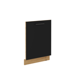 Casa si Gradina - Mobilier - Comode si corpuri - Corpuri bucatarie - Usa pentru masina de spalat vase, stejar artizan/ negru mat, MONRO ZM 713x596 - Infinity.ro