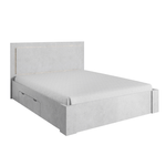 Casa si Gradina - Mobilier - Paturi si accesorii - Paturi - Pat dublu 160x200cm, spatiu de depozitare, gri carbon, ALDEN - Infinity.ro