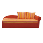 Casa si Gradina - Mobilier - Canapele si coltare - Coltare - Coltar extensibil, portocalie/cu model dungi, dreapta, AGA D - Infinity.ro