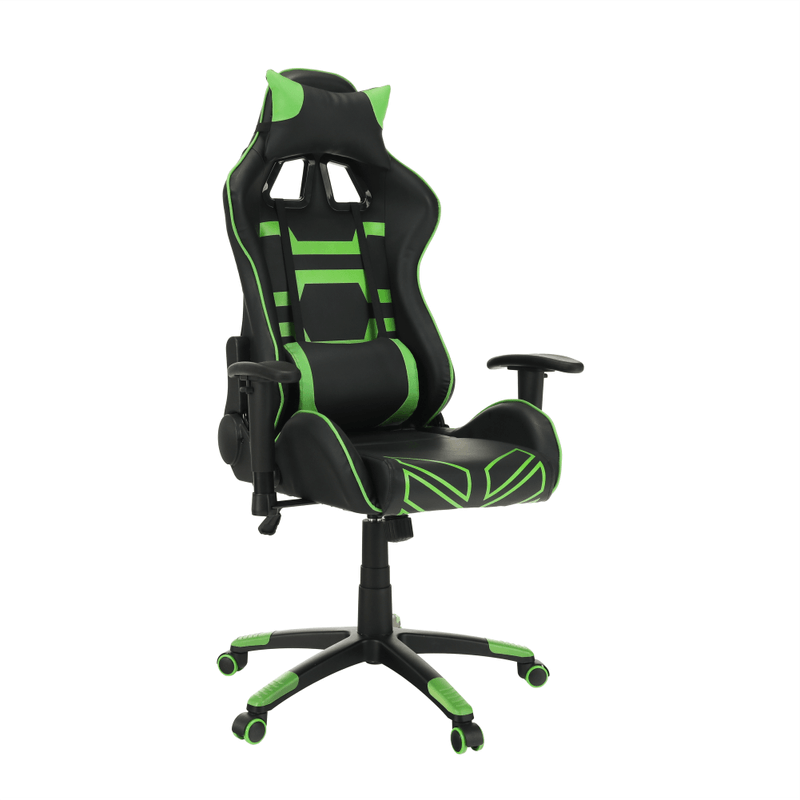 Casa si Gradina - Mobilier - Scaune si fotolii - Scaune - Scaun birou/joc, negru/verde, BILGI - Infinity.ro