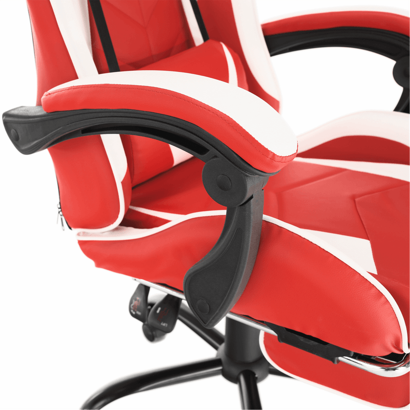 Casa si Gradina - Mobilier - Scaune si fotolii - Fotolii - Fotoliu birou/gaming, negru/alb/rosu, OZGE NEW - Infinity.ro