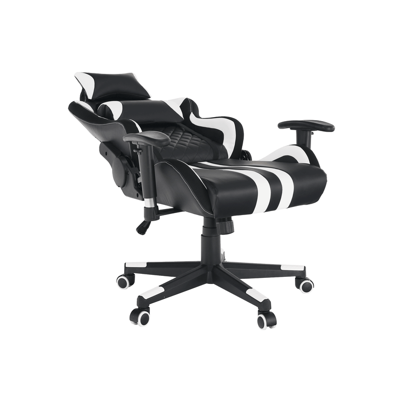 Casa si Gradina - Mobilier - Scaune si fotolii - Scaune - Scaun de birou / joc cu iluminare RGB, model negru / alb / culoare, ZOPA - Infinity.ro