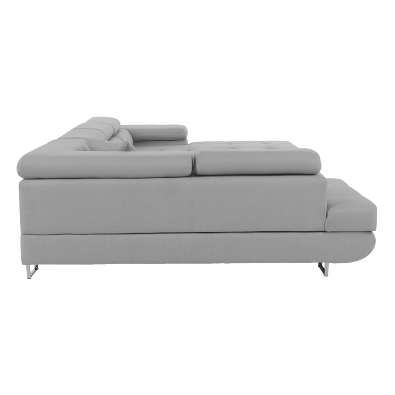 Casa si Gradina - Mobilier - Canapele si coltare - Coltare - Coltar, gri deschis, model stanga, AMARETO U - Infinity.ro