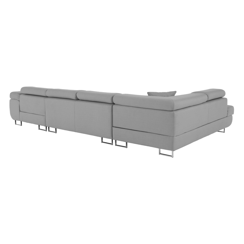 Casa si Gradina - Mobilier - Canapele si coltare - Coltare - Coltar, gri deschis, model stanga, AMARETO U - Infinity.ro