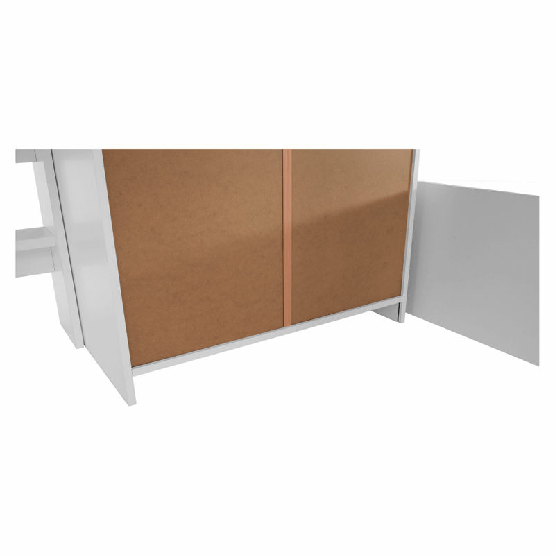 Casa si Gradina - Mobilier - Mobilier copii - Patuturi copii - Pat combinat pentru camera copiilor, alb, FANY - Infinity.ro