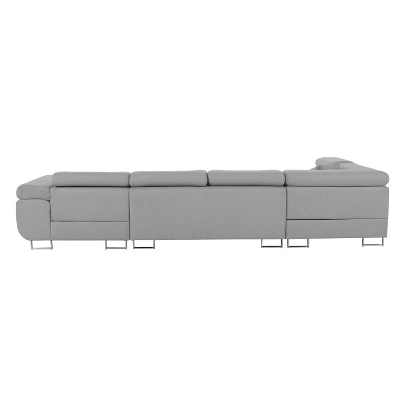 Casa si Gradina - Mobilier - Canapele si coltare - Coltare - Coltar, gri deschis, model stanga, AMARETO U - Infinity.ro
