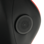 Casa si Gradina - Mobilier - Scaune si fotolii - Scaune - Scaun de birou / joc cu difuzoare Bluetooth, negru / rosu, CARPI - Infinity.ro