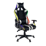 Casa si Gradina - Mobilier - Scaune si fotolii - Scaune - Scaun de birou / joc cu iluminare RGB, model negru / alb / culoare, ZOPA - Infinity.ro