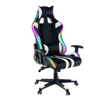 Casa si Gradina - Mobilier - Scaune si fotolii - Scaune - Scaun de birou / joc cu iluminare RGB, model negru / alb / culoare, ZOPA - Infinity.ro