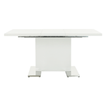Casa si Gradina - Mobilier - Mese si birouri - Mese bucatarie si dining - Masa dining, alba HG, 120-160x80 cm, IRAKOL - Infinity.ro