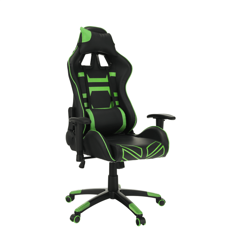 Casa si Gradina - Mobilier - Scaune si fotolii - Scaune - Scaun birou/joc, negru/verde, BILGI - Infinity.ro