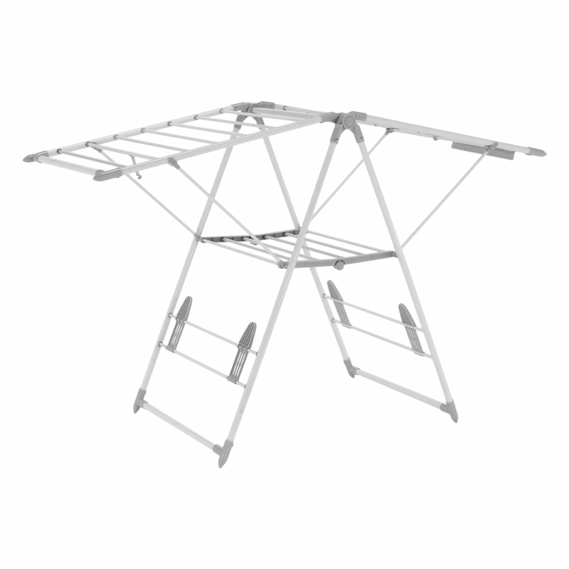 Market - Spalare si intretinere rufe - Uscatoare de rufe si accesorii - Uscator de haine, alb/gri, ELFY - Infinity.ro