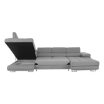 Casa si Gradina - Mobilier - Canapele si coltare - Coltare - Coltar, gri deschis, model stanga, AMARETO U - Infinity.ro