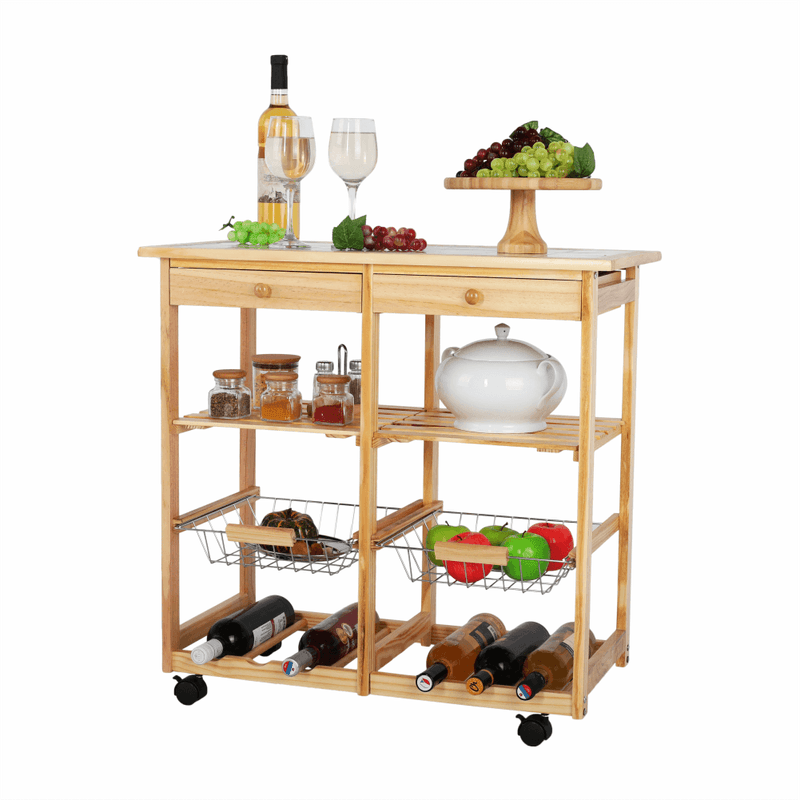 Casa si Gradina - Mobilier - Mese si birouri - Masute de cafea - Masuta de servire, natural, LUMBER - Infinity.ro