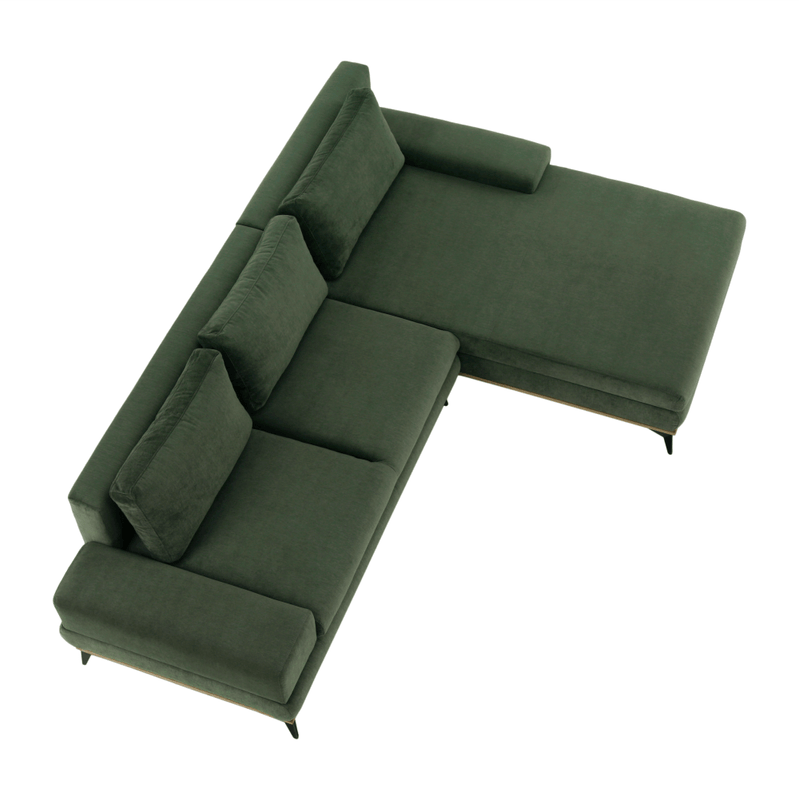 Casa si Gradina - Mobilier - Canapele si coltare - Canapele - Canapea, verde, model dreapta, SELBY - Infinity.ro