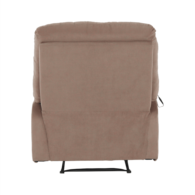Ingrijire personala si Cosmetice - Sanatate si wellness - Articole wellness - Fotolii de masaj - Fotoliu reglabil masaj, material textil grej TAUPE, LAMBERT - Infinity.ro