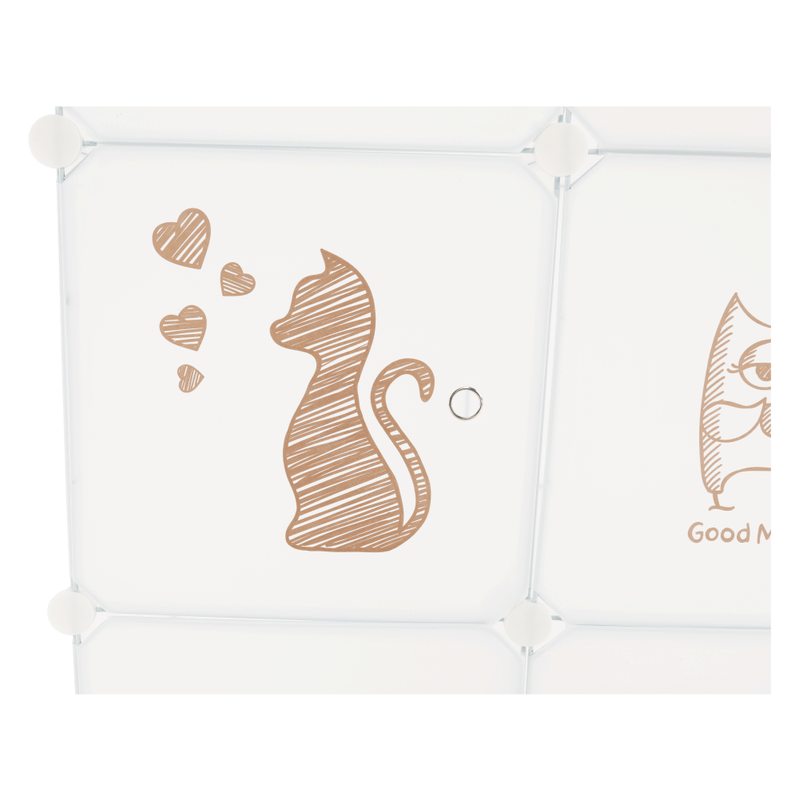 Casa si Gradina - Mobilier - Dulapuri si sifoniere - Dulapuri - Dulap pentru copii,  alb / model copii, DINOS - Infinity.ro