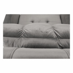 Casa si Gradina - Mobilier - Scaune si fotolii - Fotolii - Fotoliu extensibil, catifea Velvet gri deschis, IGRIM - Infinity.ro
