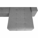 Casa si Gradina - Mobilier - Canapele si coltare - Canapele - Canapea, gri/mustar, model stanga, BELLIS U - Infinity.ro