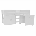 Casa si Gradina - Mobilier - Mobilier copii - Patuturi copii - Pat combinat pentru camera copiilor, alb, FANY - Infinity.ro