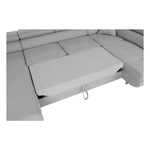 Casa si Gradina - Mobilier - Canapele si coltare - Coltare - Coltar, gri deschis, model dreapta, AMARETO U - Infinity.ro