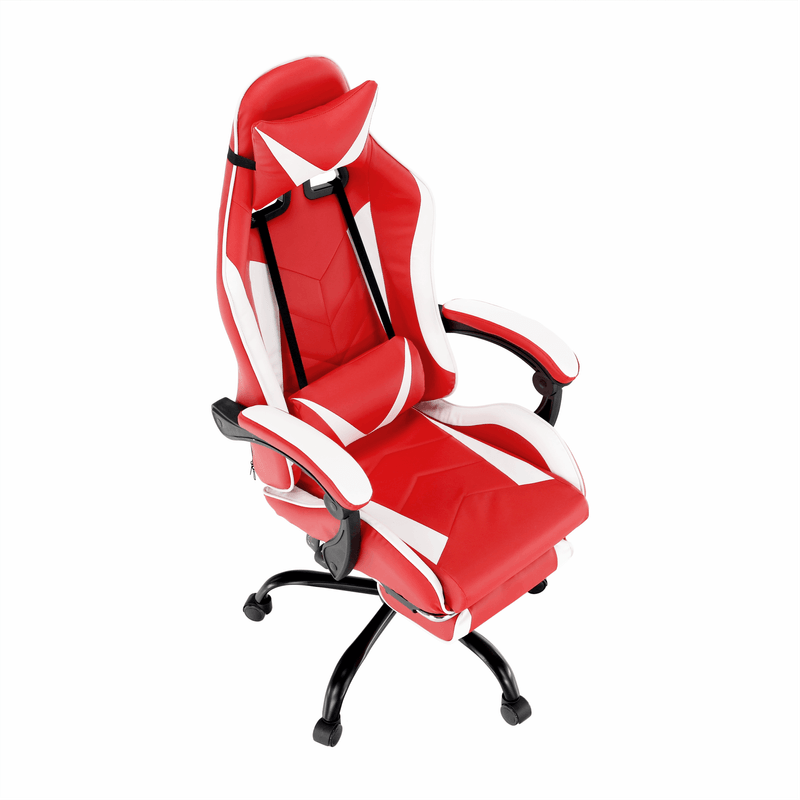 Casa si Gradina - Mobilier - Scaune si fotolii - Fotolii - Fotoliu birou/gaming, negru/alb/rosu, OZGE NEW - Infinity.ro