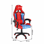 Casa si Gradina - Mobilier - Scaune si fotolii - Scaune - Scaun de birou / joc, albastru / rosu, SPIDEX - Infinity.ro