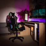 Casa si Gradina - Mobilier - Scaune si fotolii - Scaune - Scaun de birou / joc, gri / negru, JUKA - Infinity.ro