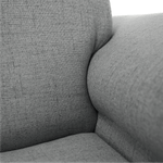 Casa si Gradina - Mobilier - Canapele si coltare - Coltare - Coltar in forma de U, piele ecologica, gri, drept, BITER U - Infinity.ro