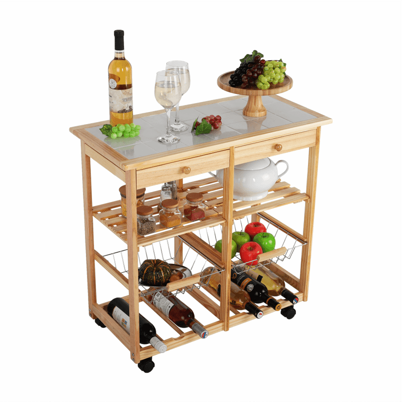 Casa si Gradina - Mobilier - Mese si birouri - Masute de cafea - Masuta de servire, natural, LUMBER - Infinity.ro