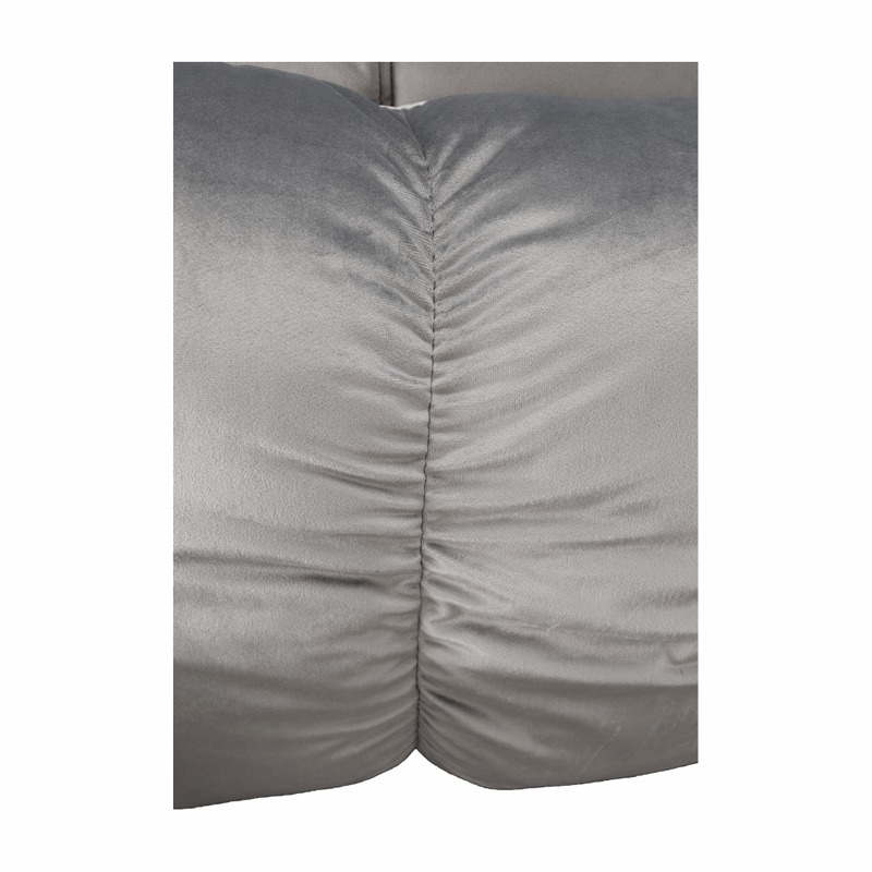Casa si Gradina - Mobilier - Scaune si fotolii - Fotolii - Fotoliu extensibil, catifea Velvet gri deschis, IGRIM - Infinity.ro
