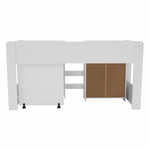 Casa si Gradina - Mobilier - Mobilier copii - Patuturi copii - Pat combinat pentru camera copiilor, alb, FANY - Infinity.ro