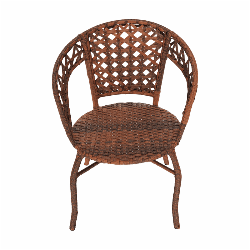 Casa si Gradina - Gradina si terasa - Mobilier exterior - Seturi mobila gradina - Set de gradina din rattan, 1+2, maro, JARUB - Infinity.ro