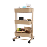 Casa si Gradina - Mobilier - Biblioteci si rafturi - Etajere - Etajera mobila, sampanie, VERNON - Infinity.ro