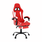 Casa si Gradina - Mobilier - Scaune si fotolii - Fotolii - Fotoliu birou/gaming, negru/alb/rosu, OZGE NEW - Infinity.ro