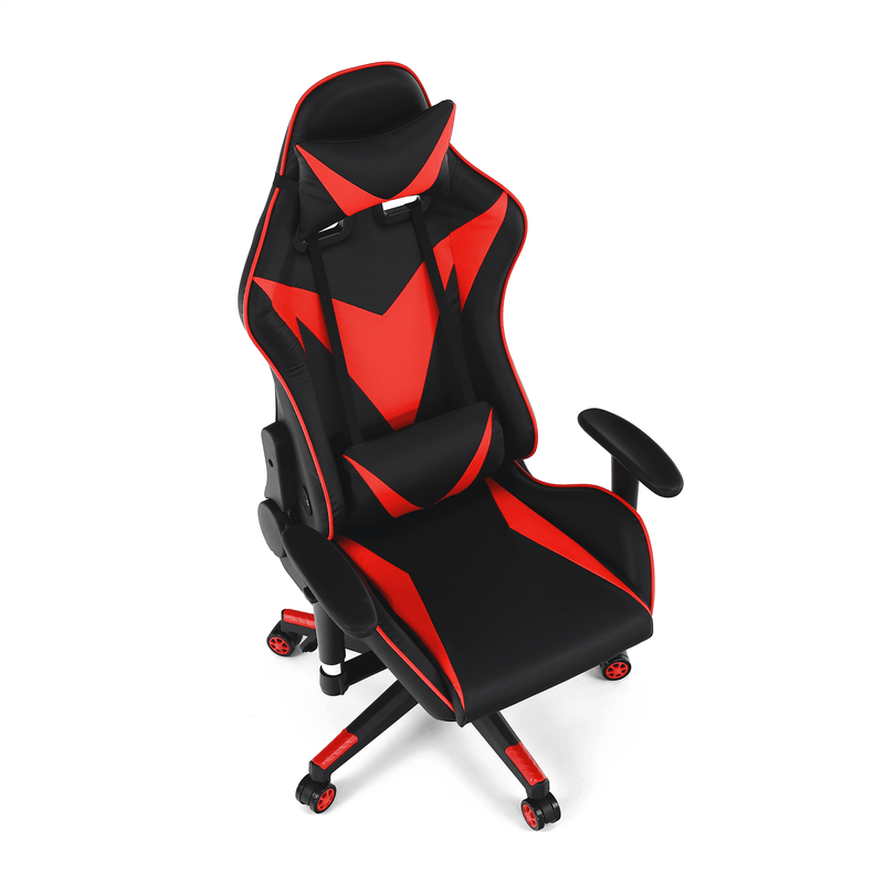 Casa si Gradina - Mobilier - Scaune si fotolii - Scaune - Scaun de birou / joc cu difuzoare Bluetooth, negru / rosu, CARPI - Infinity.ro