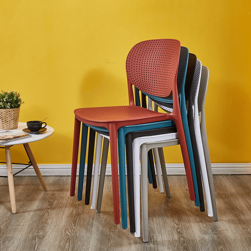 Casa si Gradina - Gradina si terasa - Mobilier exterior - Scaune si sezlonguri gradina - Scaun stivuibil, galben, FEDRA NEW - Infinity.ro