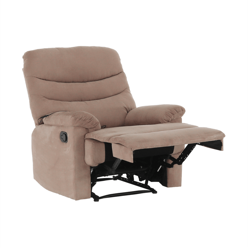 Ingrijire personala si Cosmetice - Sanatate si wellness - Articole wellness - Fotolii de masaj - Fotoliu reglabil masaj, material textil grej TAUPE, LAMBERT - Infinity.ro