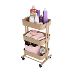 Casa si Gradina - Mobilier - Biblioteci si rafturi - Etajere - Etajera mobila, sampanie, VERNON - Infinity.ro